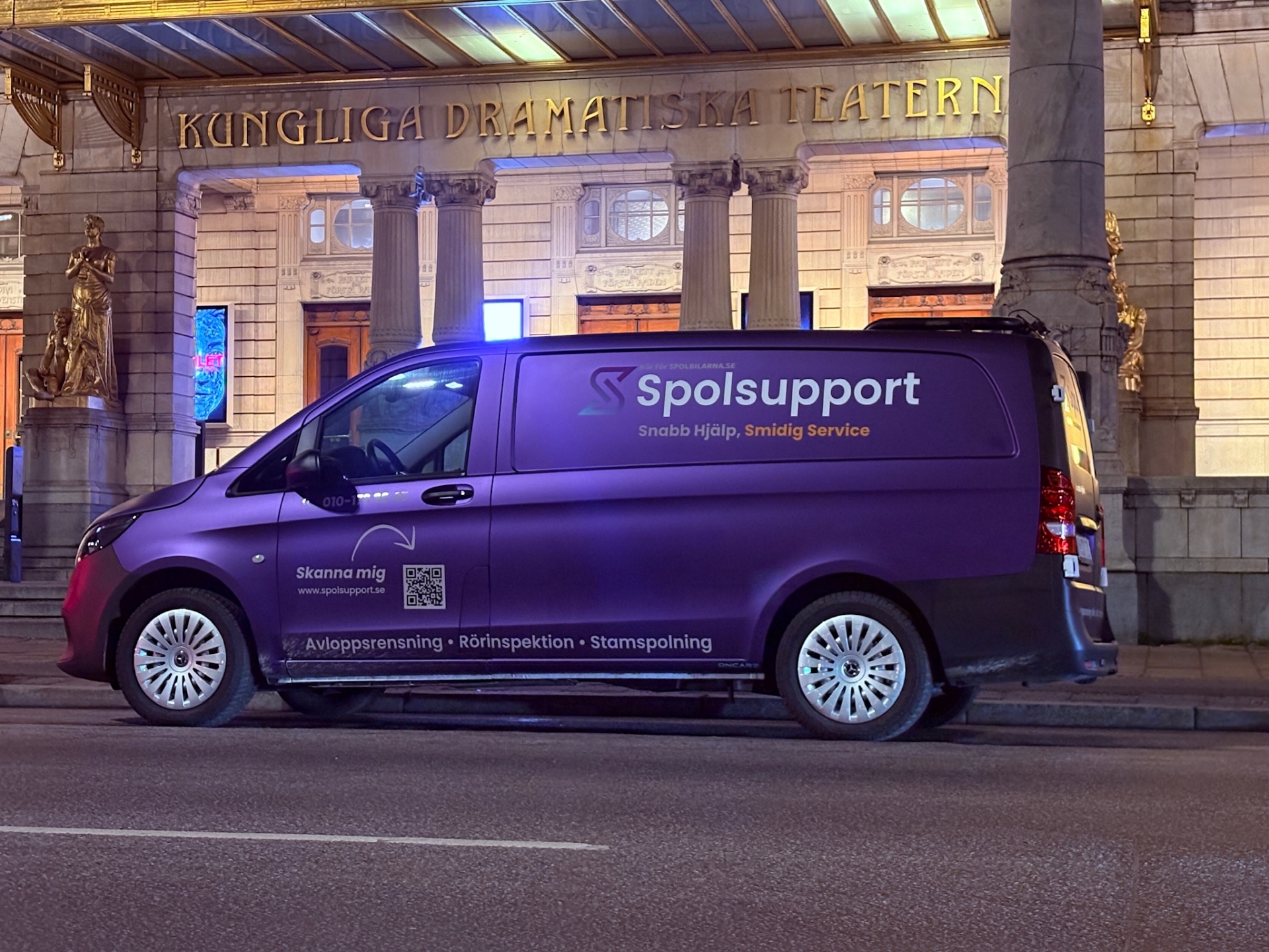 Spolsupport i Stockholm